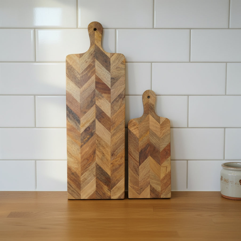Chevron Paddle Serving Board (small / large)