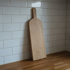 Long Paddle Cheese Board, Mango Wood Charcuterie Serving Board 60cm