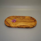 Olive Wood Oval Coffee Tray